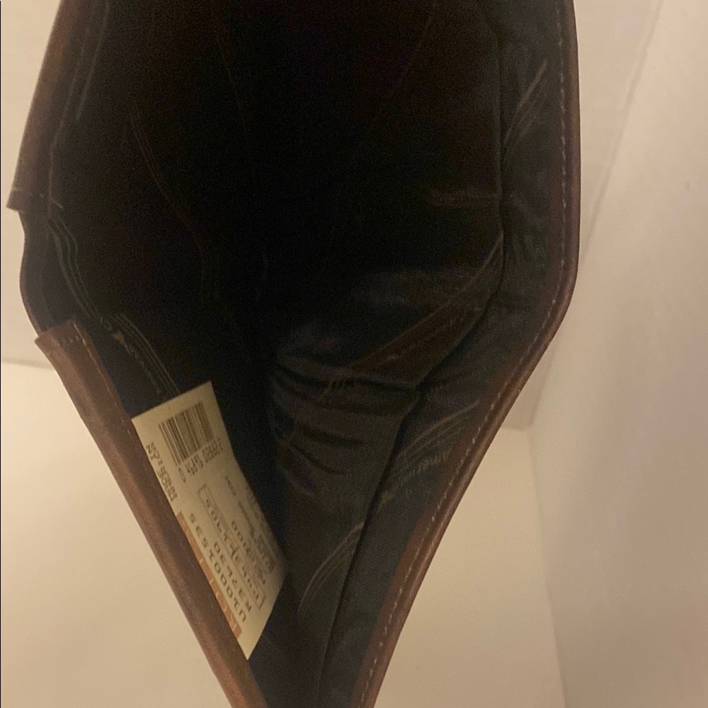 Rolfs Vintage Brown Cowhide Leather Mens Bifold Wallet Credit Card Slots NWT - Picture 6 of 8